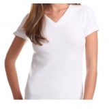 Camiseta Branca Lisa Feminina Atacado